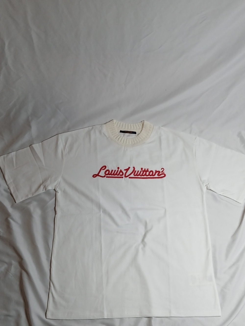 Louis Vuitton x Nigo Embroided Mock Neck Tee